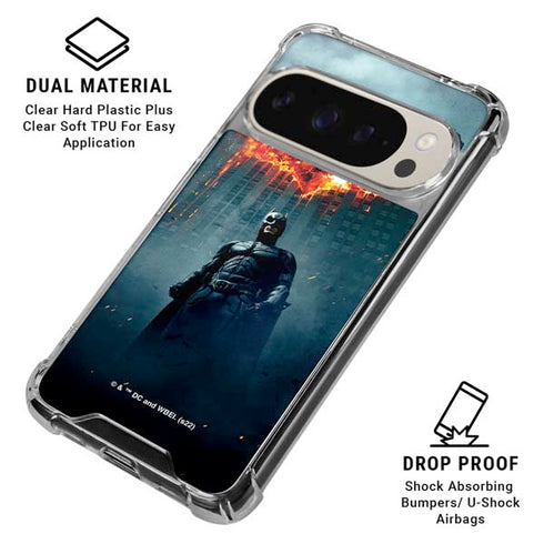 The Dark Knight Movie Poster Pixel 9/9 Pro Clear Case